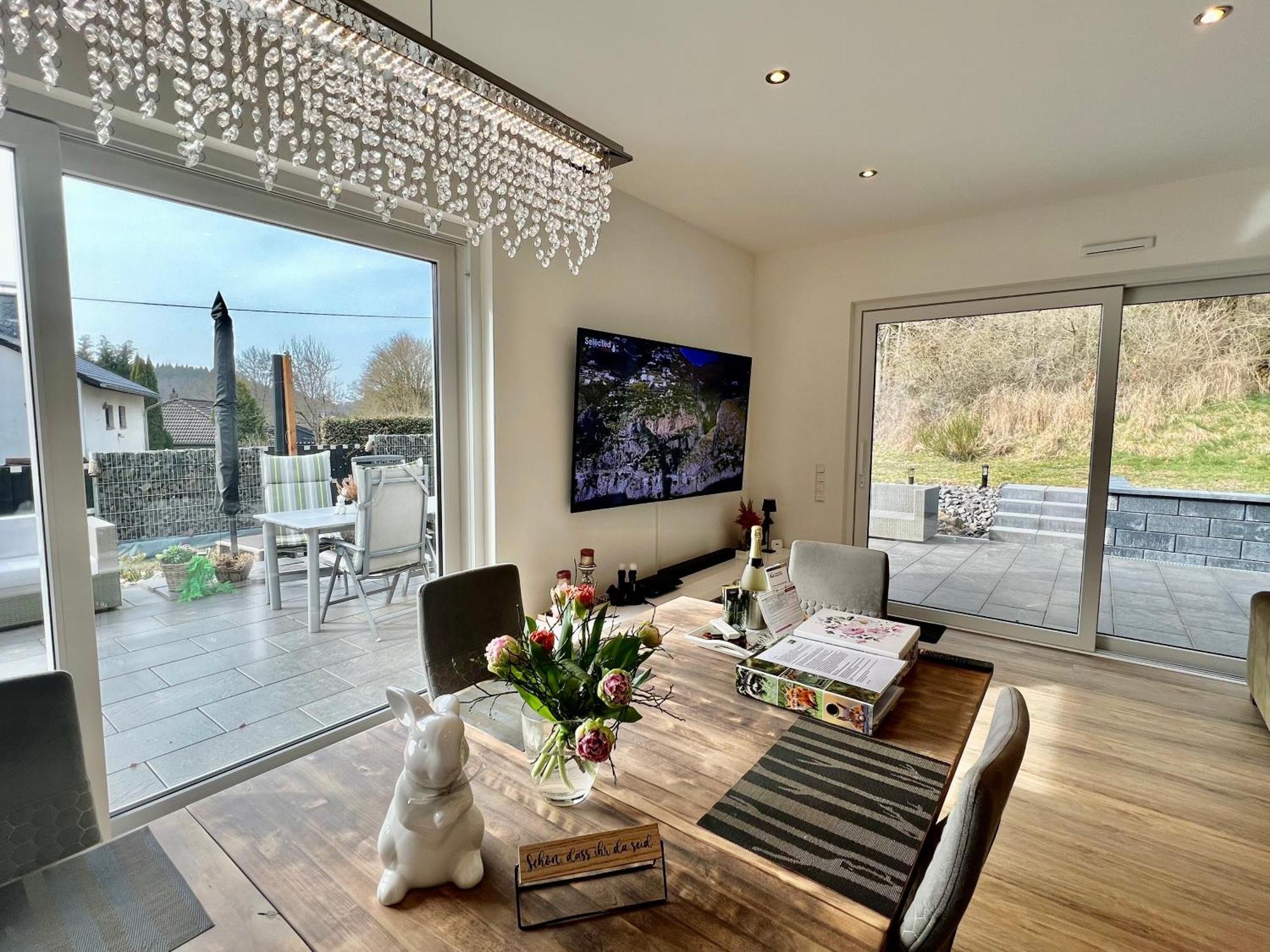 Ferienhaus Waldblick Hohenfels-Essingen المظهر الخارجي الصورة